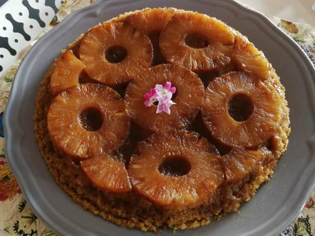 Recettes Vegetariennes D Ananas Et Gateau Renverse