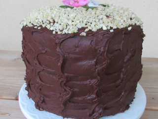 Gâteaux et des fleurs