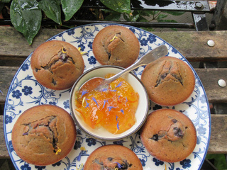 Muffins myrtille - orange, même si c'est pas Noël