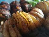 Pommes de terre au four, en spirale, paprika-origan