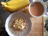 Porridge banane - sirop d'érable