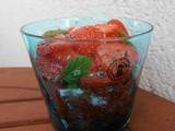 Salade de fraises menthe- lavande