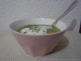 Soupe brocoli - pomme- curcuma - crème