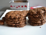 Biscuits croustillants façon belvita farine de sarrasin, noisettes, chocolat