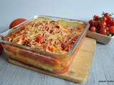 Cannellonis aux légumes et maroilles, sauce tomates cerises, entièrement maison