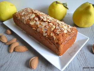 Coing cake amandes et gingembre