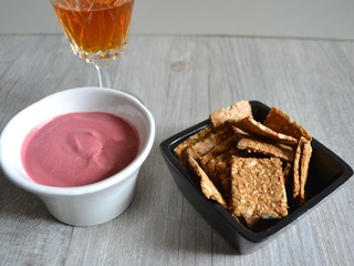 Crackers aux graines zaatar et épices