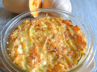 Gratin de macaronis à la butternut