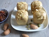 Muffins allégés aux amandes, raisins secs et cardamome, à la multi-délices