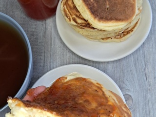 Pancakes au fromage blanc