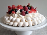 Pavlova aux fruits rouges
