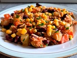 Riz cajun aux haricots rouges et maïs