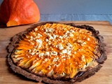 Tarte fine rustique au potimarron