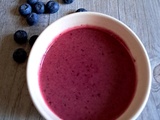 Vinaigrette aux myrtilles et vinaigre de framboises