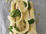 Asperges en papillote