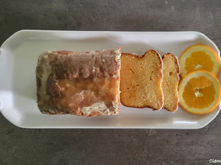 Cake à l'orange et au lait concentré sucré