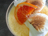 Crème meringuée à l'orange Tarocco