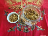 Dukkah un mélange égyptien de graines, noisettes, épices