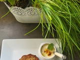 Galettes de courgettes et yaourt au citron