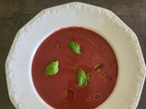 Gazpacho aux cerises