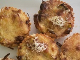 Muffins aux poireaux et parmesan