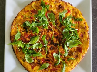 Omelette aux poivrons