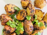 Pommes de terre marinées harissa et coriandre