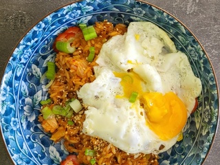 Riz au kimchi
