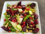Salade de betteraves et poireaux