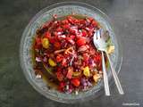 Salade de tomates aux grains de grenade de Yotam Ottolenghi