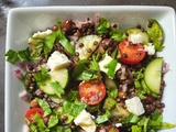 Salade méditerranéenne aux lentilles