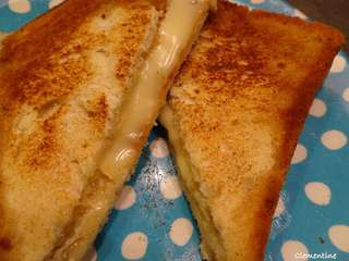 Sandwich grilled cheese - Croque-monsieur sans jambon