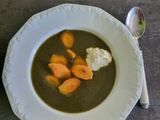 Soupe de fanes de carottes