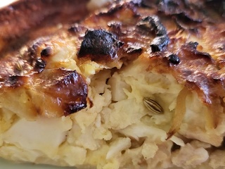 Tarte de wraps au fromage et chou-fleur à l'airfryer