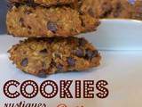 Cookies rustiques au potimarron, de 2 façons (vegan / sans gluten)