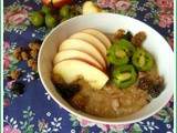 Porridge d'automne : châtaigne, avoine & cannelle