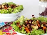 Salade Vegan : Patates Douces - Quinoa & Azukis