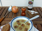 Bayerische Zwiebelsuppe - Soupe à l'oignon Bavaroise
