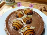 Cheesecake des abeilles - miel, noisettes, abricots et sarrasin