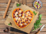 💖 Pizza cœur tex-mex 💖