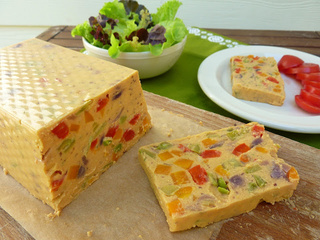 Terrines de lentilles corail aux légumes #végétalien