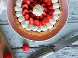 Tarte aux fraises de Vincent Guerlais (flan, vanille, chantilly, crème)