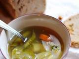 Soupe aux légumes et au vermicelle // Simple vegetables and vermicelli soup