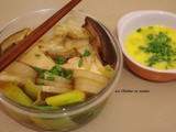 Japonaise: Suki-yaki au tofu, radis blanc, poireau et chou chinois
