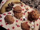 Calendrier de l'avent #7 : Cookies Choco/Banane {Vegan}