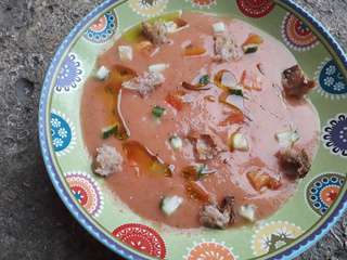 Gaspacho tomates cerise {Vegan}
