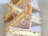 Club Sandwich façons salade d'œuf (vegan)