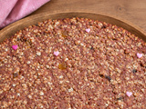 Cookie géant aux betteraves, épices et orange confite
