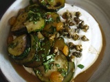 Courgettes rôties à l’aigre-douce, façon Ottolenghi