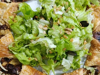 Couronne feuilletée aux champignons